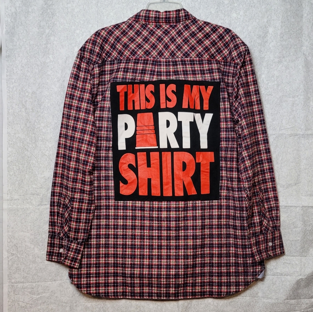 This Is My Party Shirt Flannel Shirt